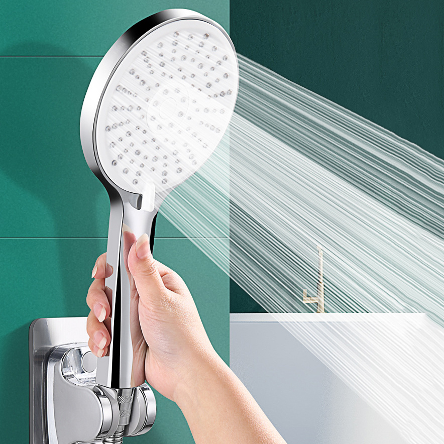 Black 5 Modes Shower Head Adju - High Pressure Shower Head Handheld ulasan dan harga