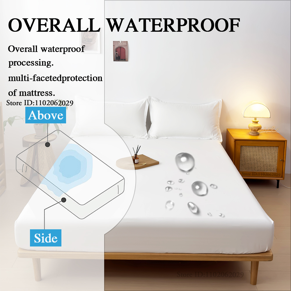 Waterproof Mattress Cover Bed  - Waterproof Mattress Protector Breathable ulasan dan harga
