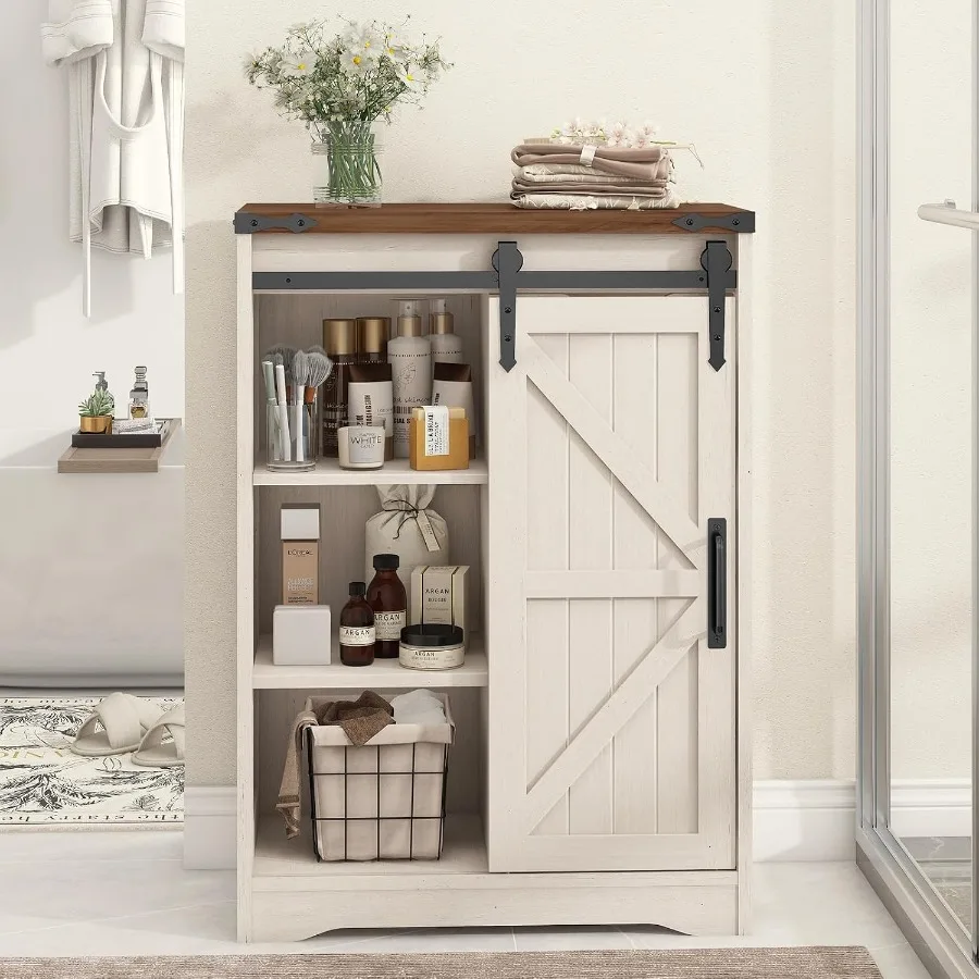 Farmhouse bathroom storage cab - Storage & Organization ulasan dan harga