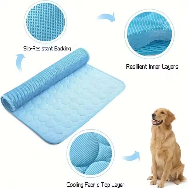 Ice Silk Cooling Mat for Pets, - Bedding ulasan dan harga