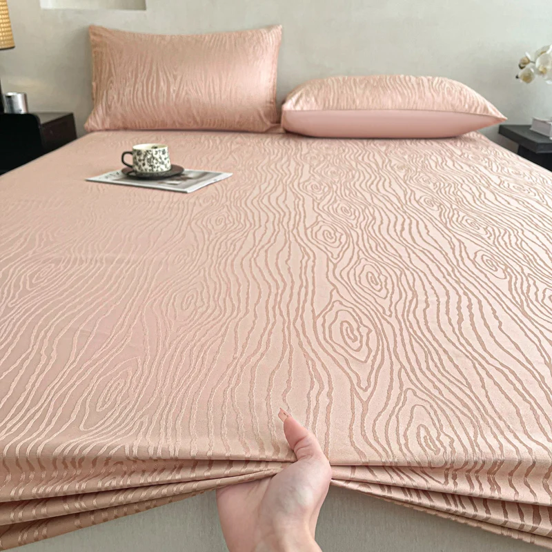 Fashion Ripple Jacquard Fitted - Fitted Bed Sheets Deep Pocket ulasan dan harga