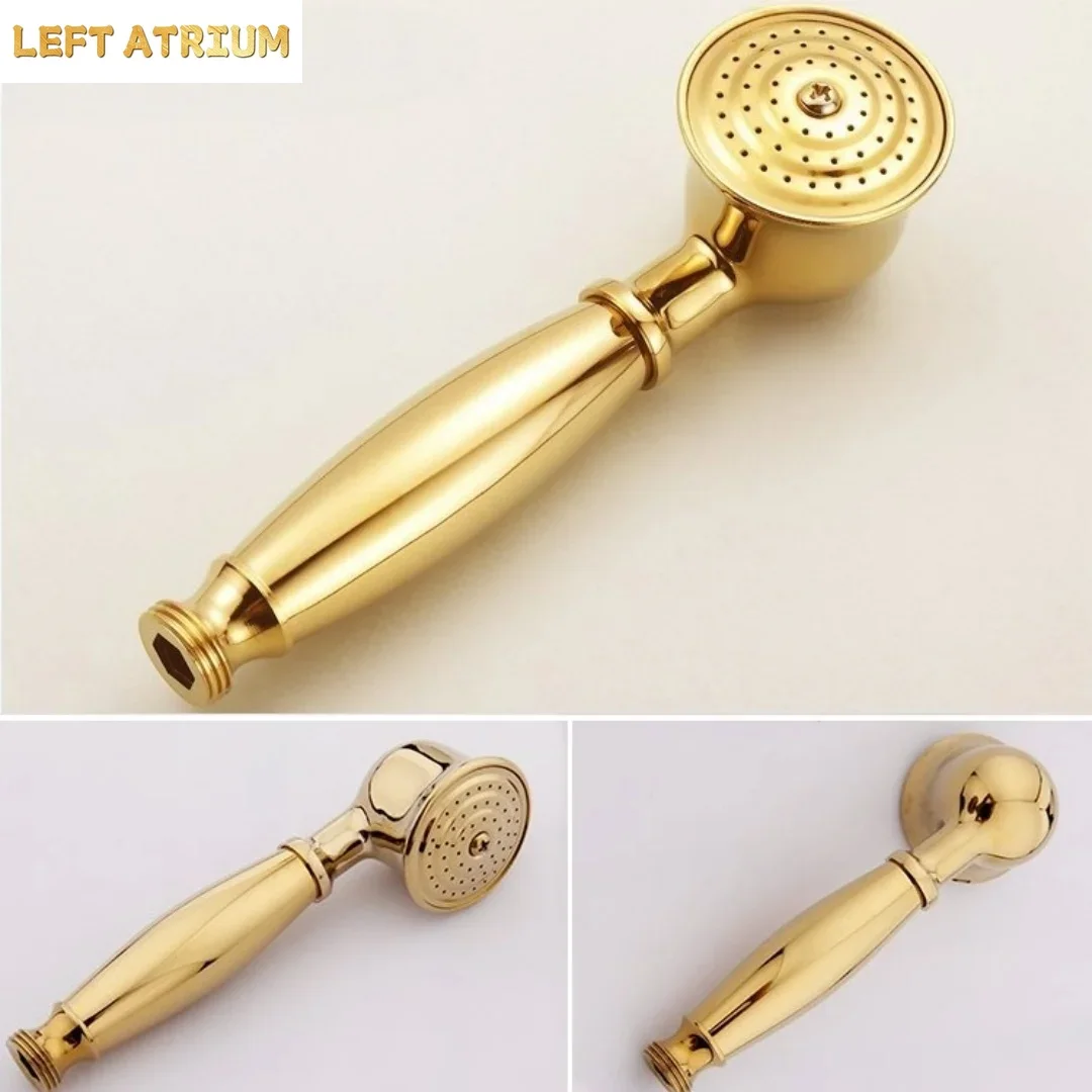Brass Rose Gold Bathroom Handh - High Pressure Shower Head Handheld ulasan dan harga