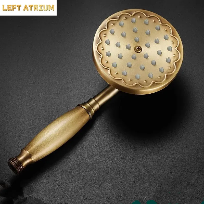 Brass Rose Gold Bathroom Handh - High Pressure Shower Head Handheld ulasan dan harga
