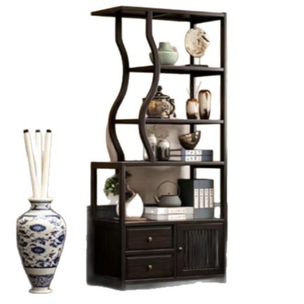 LMM solid wood tea storage rac - Storage & Organization ulasan dan harga