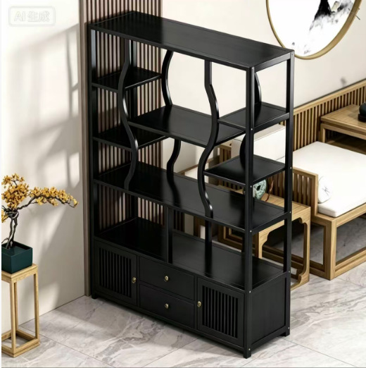 LMM solid wood tea storage rac - Storage & Organization ulasan dan harga